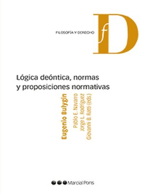 cover image of Lógica deóntica, normas y proposiciones normativas